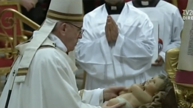 Papa Francesco celebrerà la messa di Natale