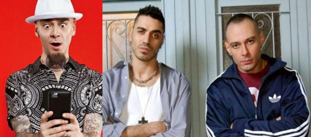 Da sinistra: J Ax, Marracash e Fabri Fibra Da sinistra: J Ax, Marracash e Fabri Fibra