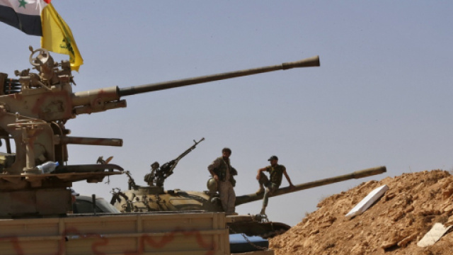 Una postazione militare Hezbollah in Siria