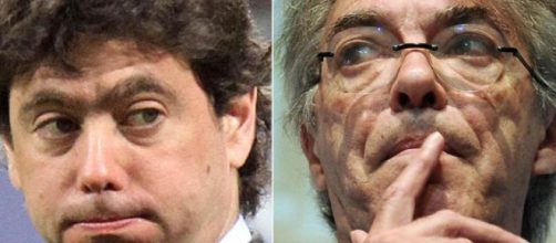 Da sinistra Andrea Agnelli e Massimo Moratti