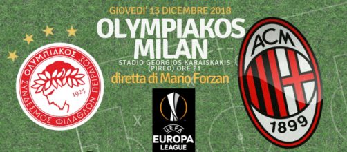 Europa League: Olympiakos Pireo - AC Milan