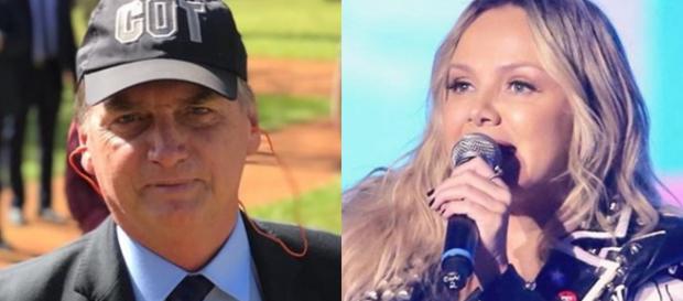 A apresentadora Eliana e o presidente eleito Jair Bolsonaro. (Reprodução/TV Foco) A apresentadora Eliana e o presidente eleito Jair Bolsonaro. (Reprodução/TV Foco)