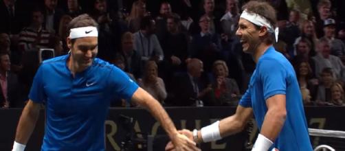 Federer and Nadal will team up for a second time at the Laver Cup. Photo: screencap via Laver Cup/YouTube