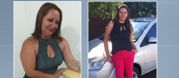 Maria Sivoneide e Alessandra Francisca (Crédito: reprodução EPTV). Maria Sivoneide e Alessandra Francisca (Crédito: reprodução EPTV).