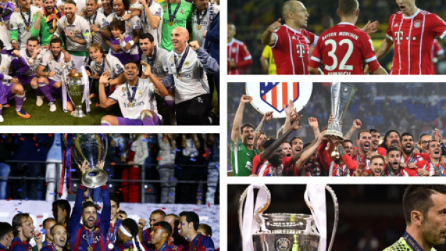 UEFA : top 5 des meilleurs clubs de ces cinq dernières saisons