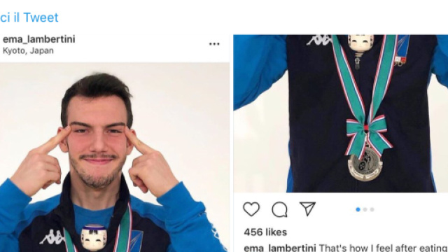 Emanuele Lambertini: è polemica per una foto su Instagram