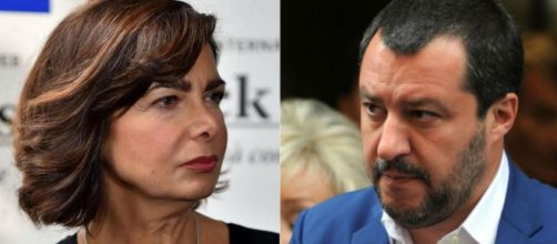 Laura Boldrini furiosa con Matteo Salvini