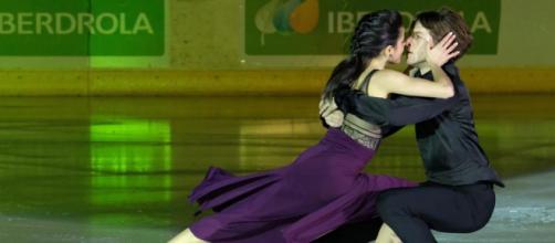 Sara Hurtado y Kirill Khaliavin en una de sus actuaciones en Logroño. (EFE)