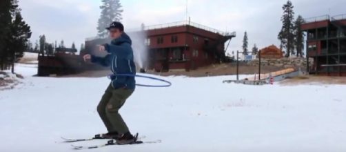 First Snow of the 2018-19 Season. [Image source/Sierra-at-Tahoe YouTube video]