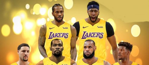 Los Angeles Lakers dream lineup - Image by Fadeaway World / Instagram