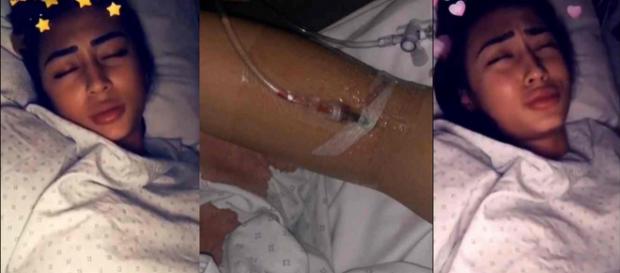 Astrid Nelsia souffre d'une méningite et raconte son calvaire en larmes depuis son lit d'hôpital. Astrid Nelsia souffre d'une méningite et raconte son calvaire en larmes depuis son lit d'hôpital.