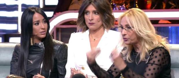 Aurah y Merche en el plató de GH VIP Aurah y Merche en el plató de GH VIP