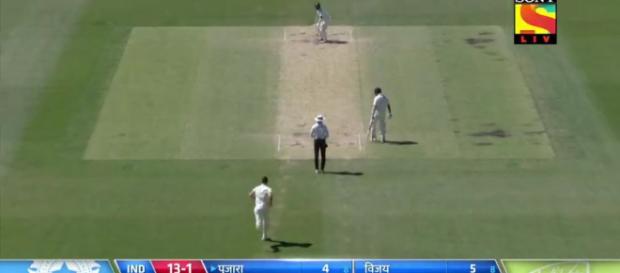 India batting on 4th day- Photo-( image credit SonyLive-Youtube.com) India batting on 4th day- Photo-( image credit SonyLive-Youtube.com)