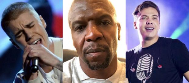 Não são raras as notícias de que um famoso se tornou evangélico. Foto: (Instagrans @terrycrews, @justinbieber, e @wesleysafadao) Não são raras as notícias de que um famoso se tornou evangélico. Foto: (Instagrans @terrycrews, @justinbieber, e @wesleysafadao)