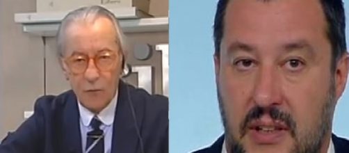 Vittorio Feltri arrabbiato con Matteo Salvini