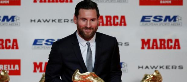 Leo Messi y su quinta Bota de Oro, el más ganador de la historia Leo Messi y su quinta Bota de Oro, el más ganador de la historia