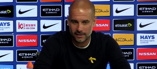 Pep Guardiola (Imagem via Youtube) Pep Guardiola (Imagem via Youtube)