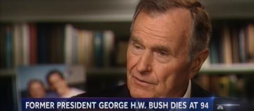 Former President George H.W. Bush dies at 94. [Image Credit] NBC News - YouTube