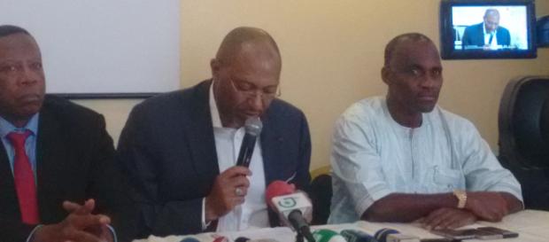 Le candidat Seidou Mbombo Njoya à la présidence de la Fecafoot © Odile Pahai Le candidat Seidou Mbombo Njoya à la présidence de la Fecafoot © Odile Pahai