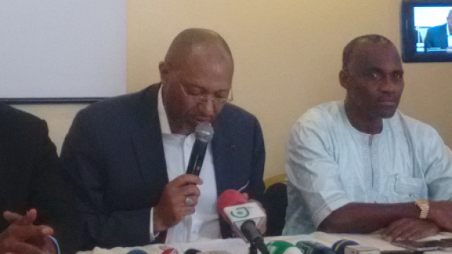 Le candidat Seidou Mbombo Njoya &agrave; la pr&eacute;sidence de la Fecafoot &copy; Odile Pahai