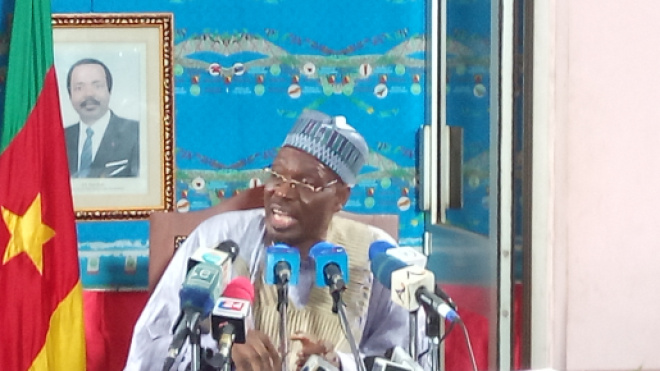 Le ministre de la communication du Cameroun Issa Tchiroma Bakary © Google