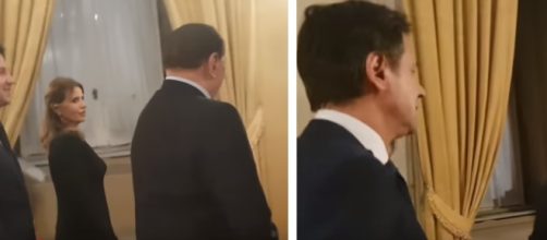 Giuseppe Conte prova a salutare Berlusconi