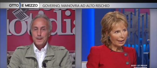 Manovra economica: Marco Travaglio discute con Lilli Gruber