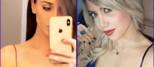 Festa dell'Inter: Belen Rodriguez e Wanda Nara infiammano la serata