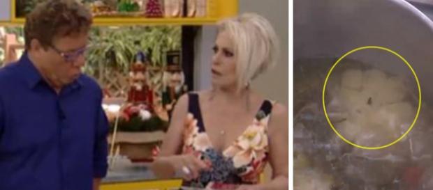 Internautas criticam programa de Ana Maria, após flagra de outro inseto (Reprodução/Globo) Internautas criticam programa de Ana Maria, após flagra de outro inseto (Reprodução/Globo)