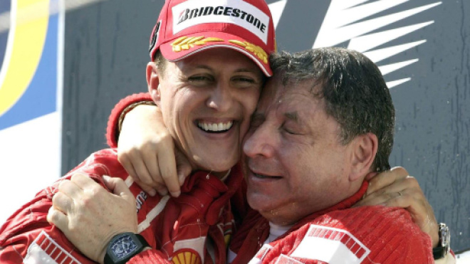 Michael Schumacher, Todt a Bild.
