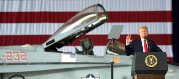 Donald Trump aspira a tener un ejército en el espacio Donald Trump aspira a tener un ejército en el espacio