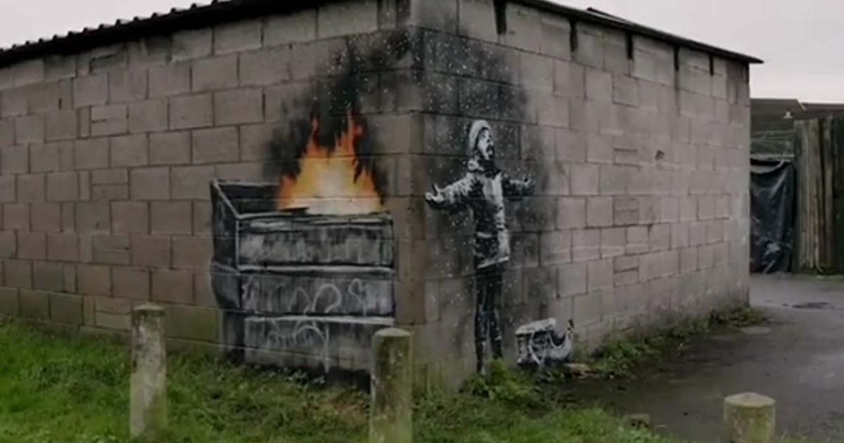 Banksy owns up to Port Talbot, Wales wall mural