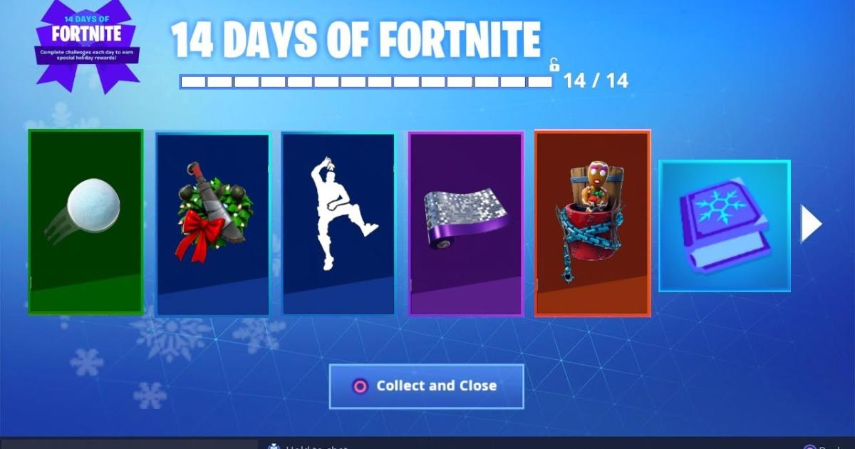 Fornite Information on 14 Days of Fortnite event now available