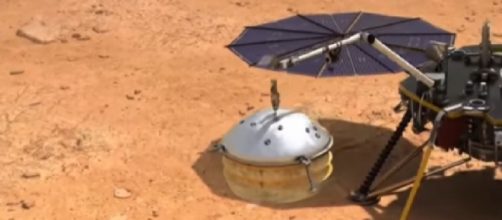 NASA’s InSight craft lands on Mars after nail-biting descent. [Image source/TODAY YouTube video]