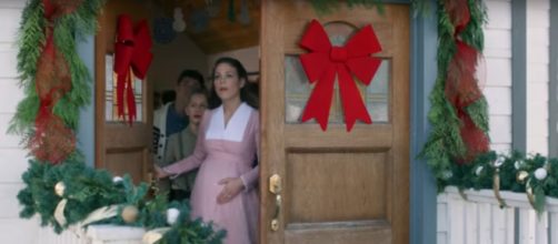 The timing of Elizabeth's baby surprises all in When Calls the Heart: The Greatest Christmas Blessing. [Image source: Hallmark Channel-YouTube]