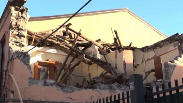 Casa sventrata Fleri, 26 dicembre 2018