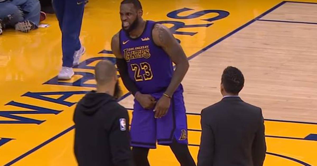 lebron james injury 2018