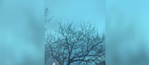 New Yorkers stunned by bright blue skies at night