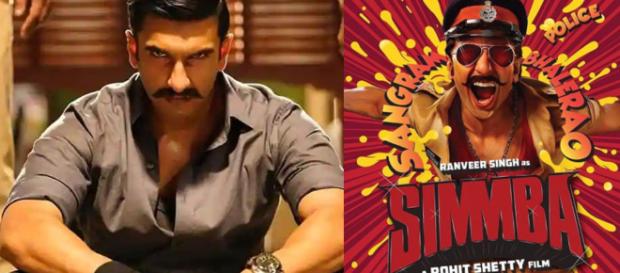 Ranveer Singh in Simmba. Photo-( Image credit- screen shot-Times news/Youtube.com) Ranveer Singh in Simmba. Photo-( Image credit- screen shot-Times news/Youtube.com)
