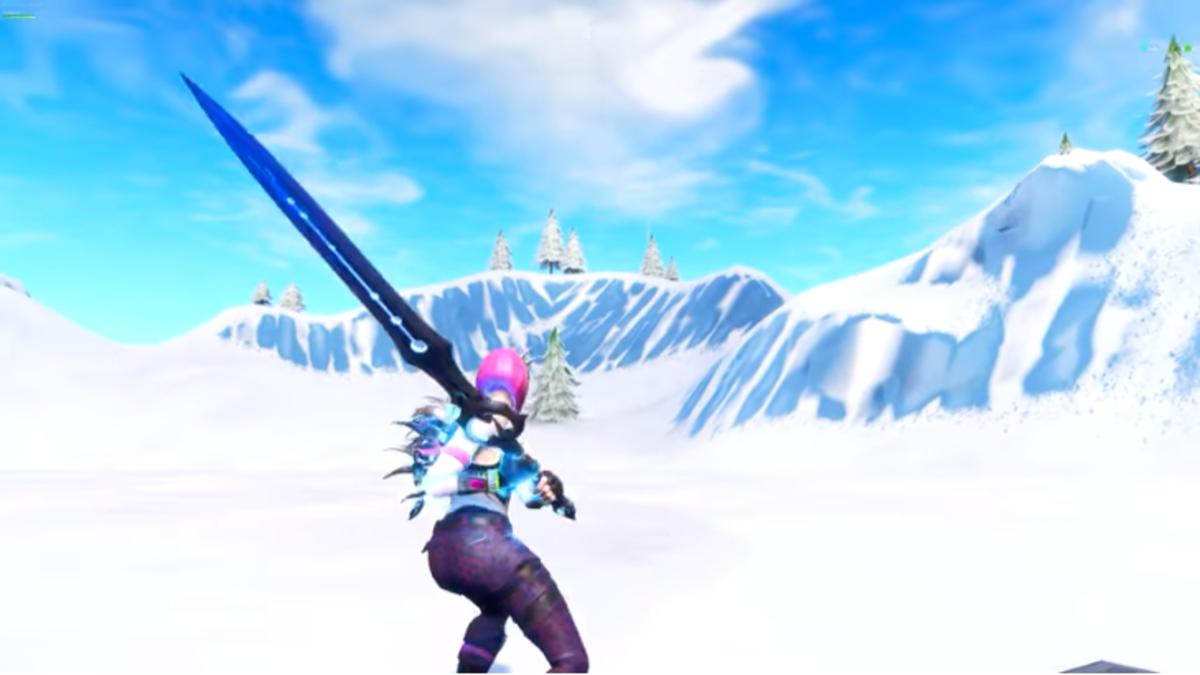 Glich In Fortnite To Bring Back The Infinity Blade Fortnite Glitch Allows Players To Use The Infinity Blade Nautilus Glider Pickaxe Leaked