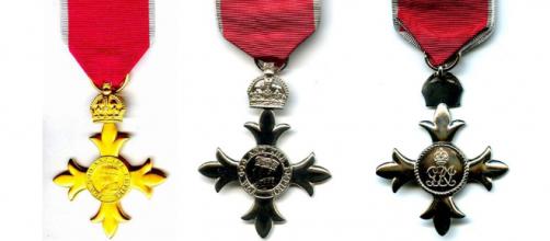 Seven moving stories about people honoured on the New Year's honours list. [Images OBE Kraszewski/Wikimedia - MBE ChrisO/Wikimedia]