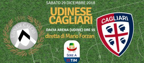 Serie A: UDINESE - CAGLIARI - Live dalla Dacia Arena - Ultima del girone d'andata