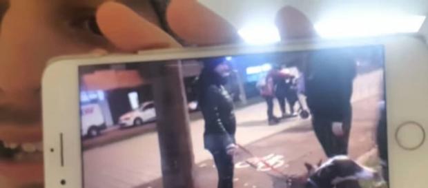 Dalas muestra el vídeo del encuentro y la agresión en su canal de YouTube Dalas muestra el vídeo del encuentro y la agresión en su canal de YouTube