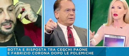 Botta-e-risposta tra Fabrizio Corona e Alessandro Cecchi Paone. Blasting News