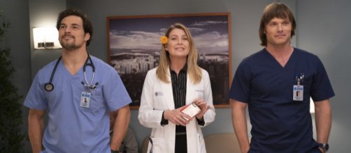 Giacomo Gianniotti - Ellen Pompeo - Chris Carmack FONTE: Google