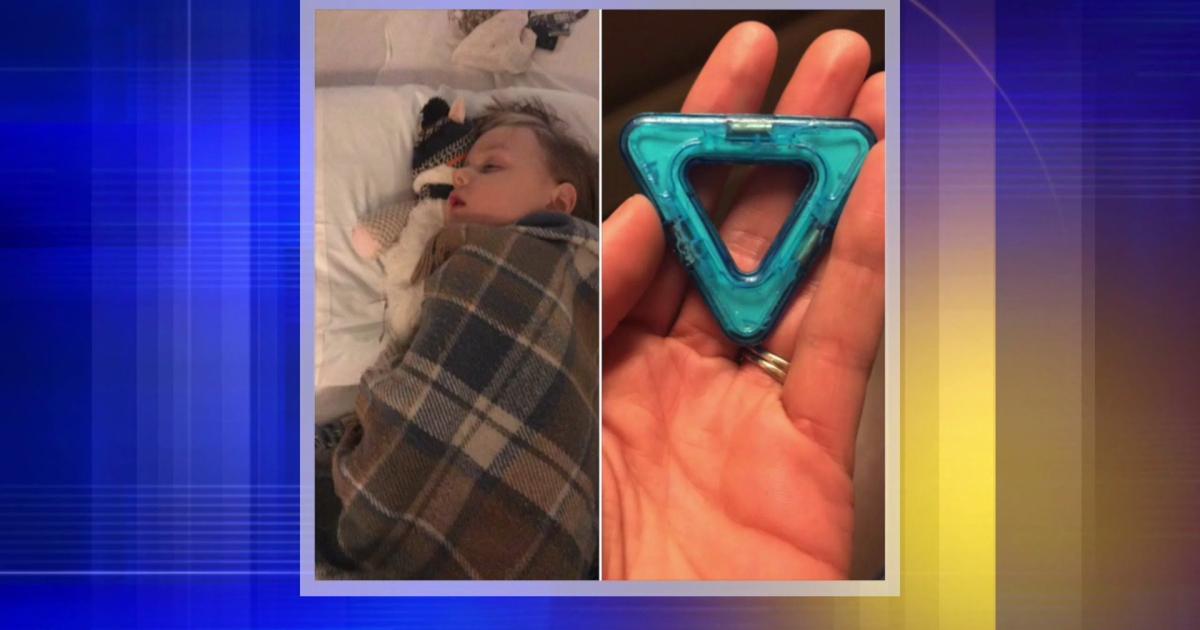 boy swallowed dog toy