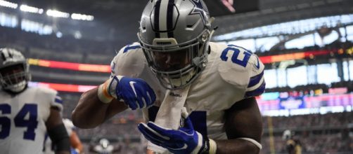 Ezekiel Elliott of the Cowboys led all players in total rushing yards for the 2018 NFL season. - [NFL / YouTube screencap]