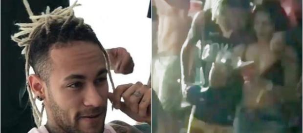 Neymar Jr. e morena em festa na Bahia (Reprodução Instagram Neymar Jr. / Instagram Farofa de Fera) Neymar Jr. e morena em festa na Bahia (Reprodução Instagram Neymar Jr. / Instagram Farofa de Fera)