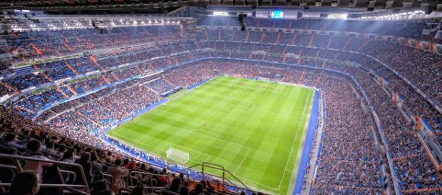 Lo stadio Santiago Bernabeu di Madrid, teatro della finale di ritorno della Copa Libertadores Lo stadio Santiago Bernabeu di Madrid, teatro della finale di ritorno della Copa Libertadores