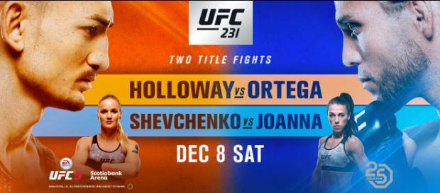 UFC 231: Holloway vs Ortega a Toronto UFC 231: Holloway vs Ortega a Toronto